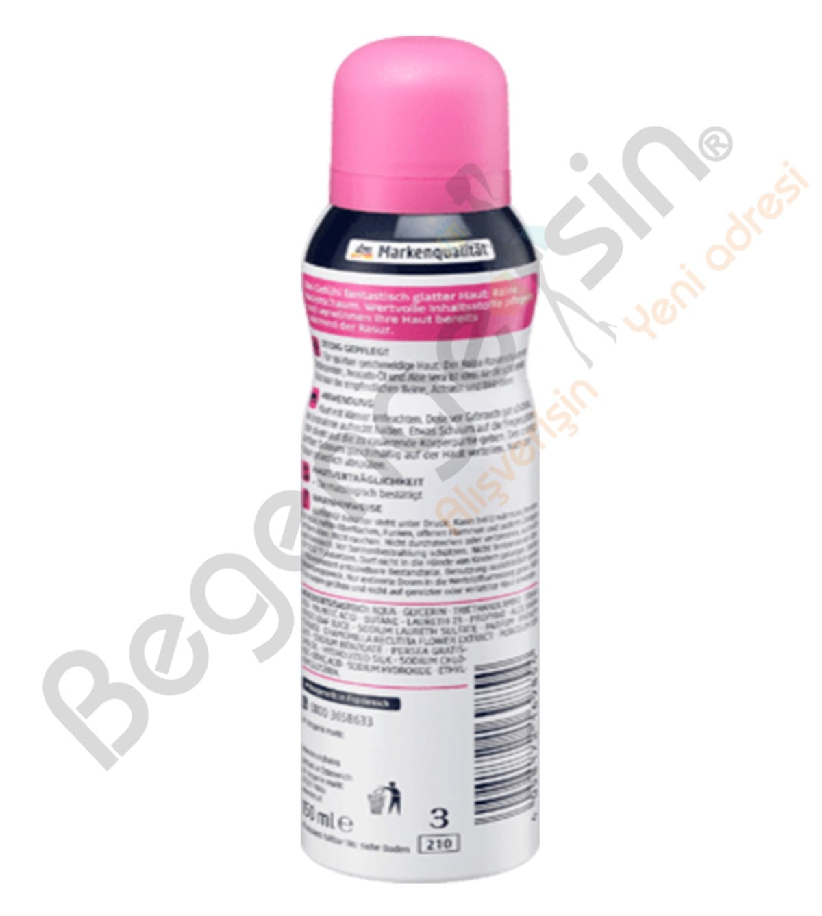 Balea Rasier schaum Tıraş kremi Aloe Vera, 150 ml