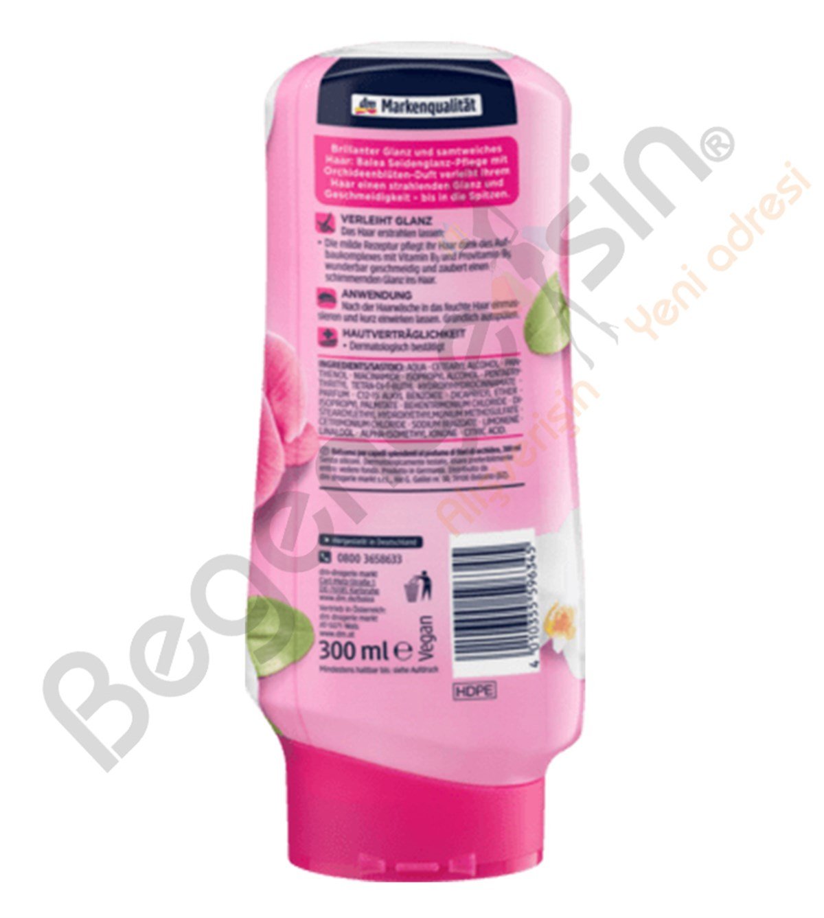 Balea Spülung Seidenglanz Orkide çiçeği kokulu Saç kremi 300 ml