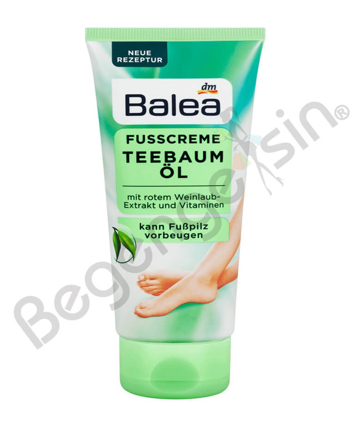 Balea FussCreme Teebaumöl, Ayak kremi çay ağacı yağı 100 ml