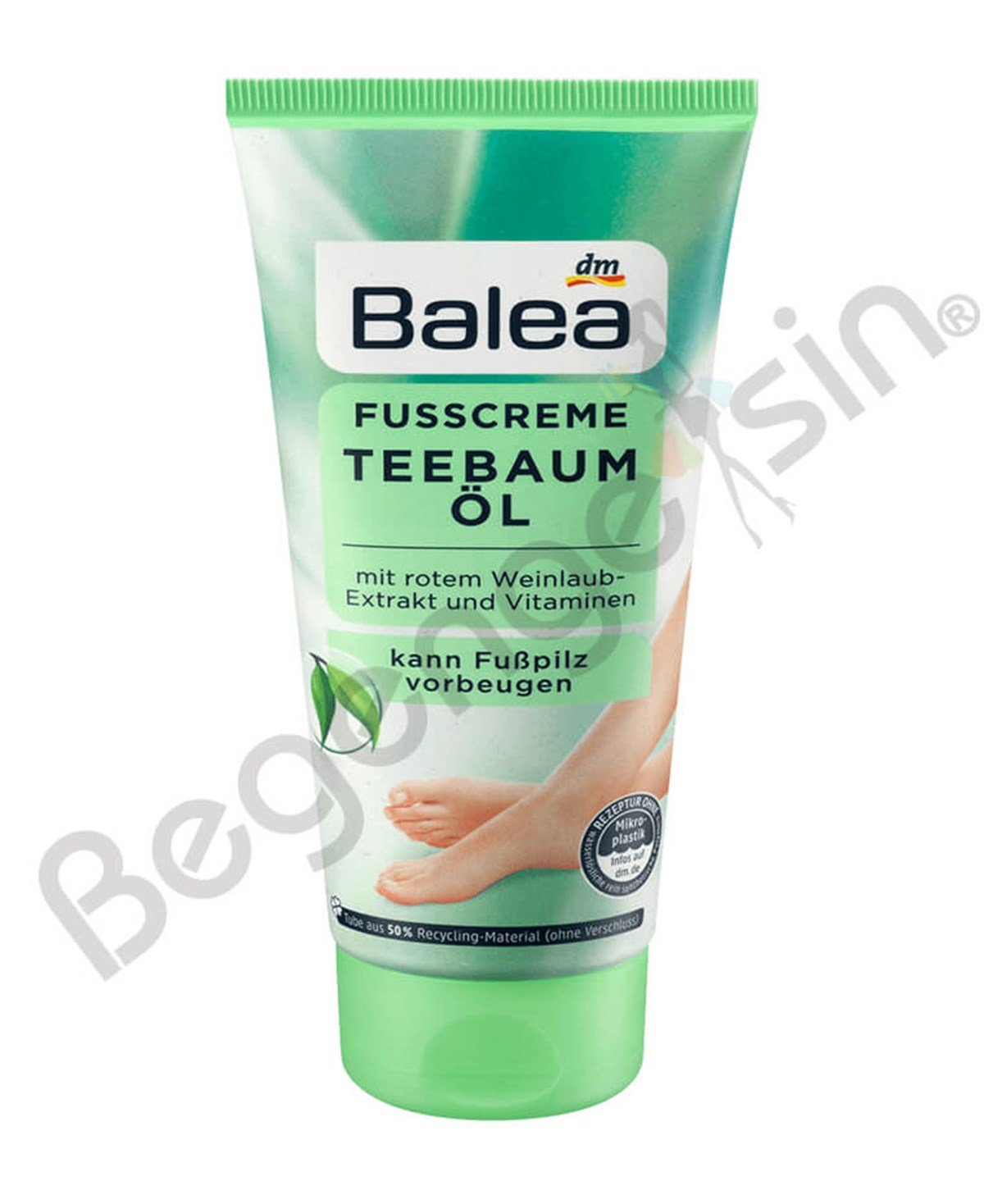 Balea FussCreme Teebaumöl, Ayak kremi çay ağacı yağı 100 ml