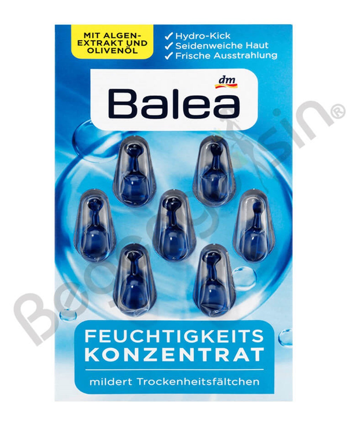 Balea Konzentrat Feuchtigkeit, Konsantre Yosun özü ve Zeytin yağ nem 7 St