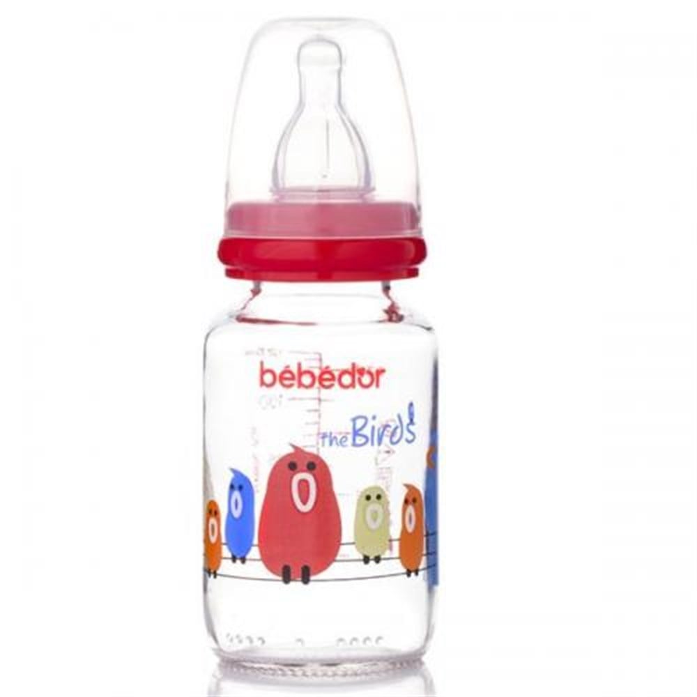 Bebedor Desenli Cam Biberon 125ml 0+ay