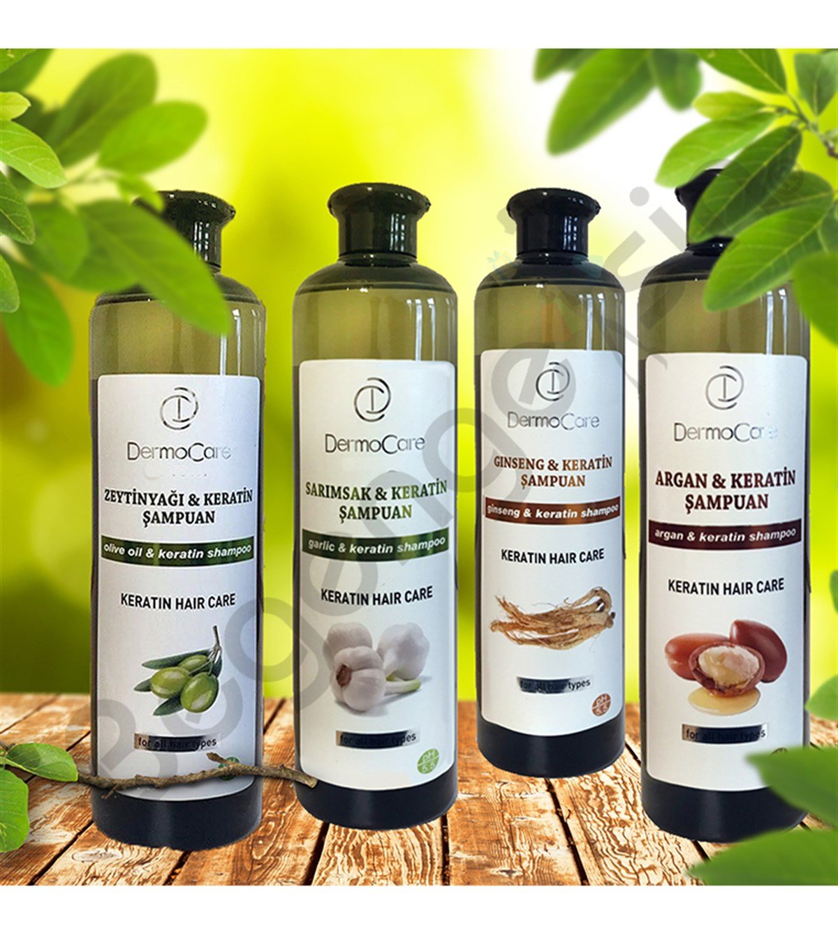 DermoCare Şampuan Sarımsak & Keratin 700 ml