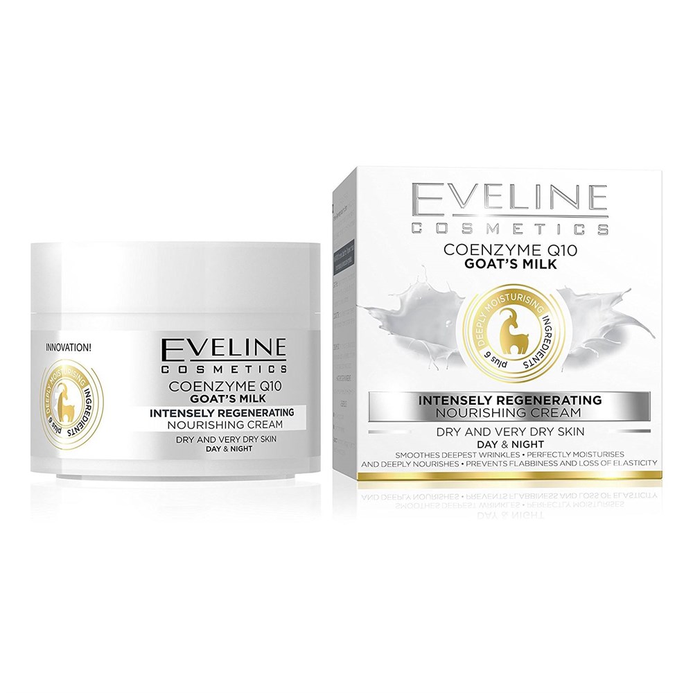 Eveline  Ziegenmilch + Coenzym Q10 Antifalten Creme 50 ml