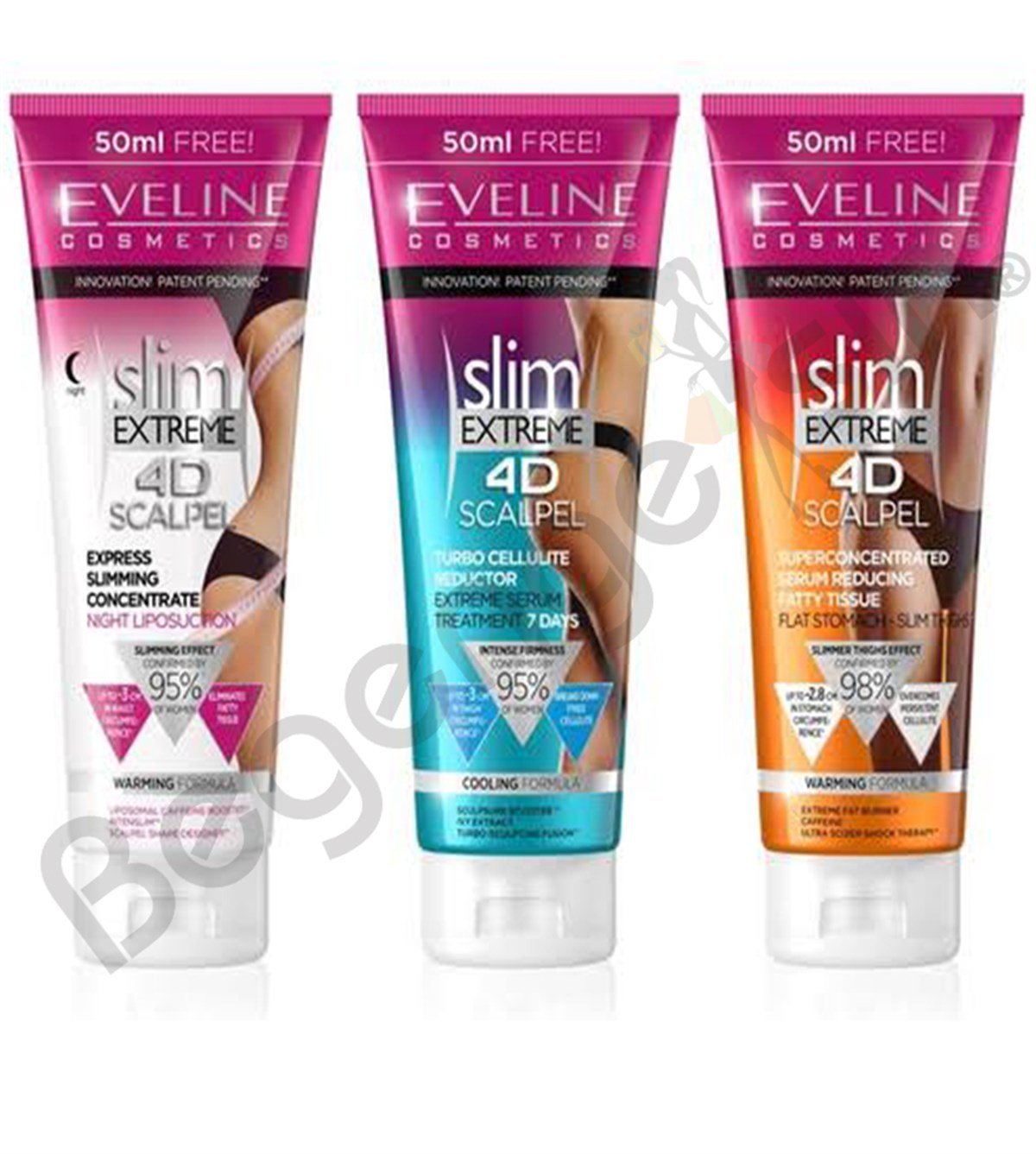 Eveline Cosmetics Slim Extreme 4D Scalpel Aşırı Serum Tedavisi 7 gün 250 ml