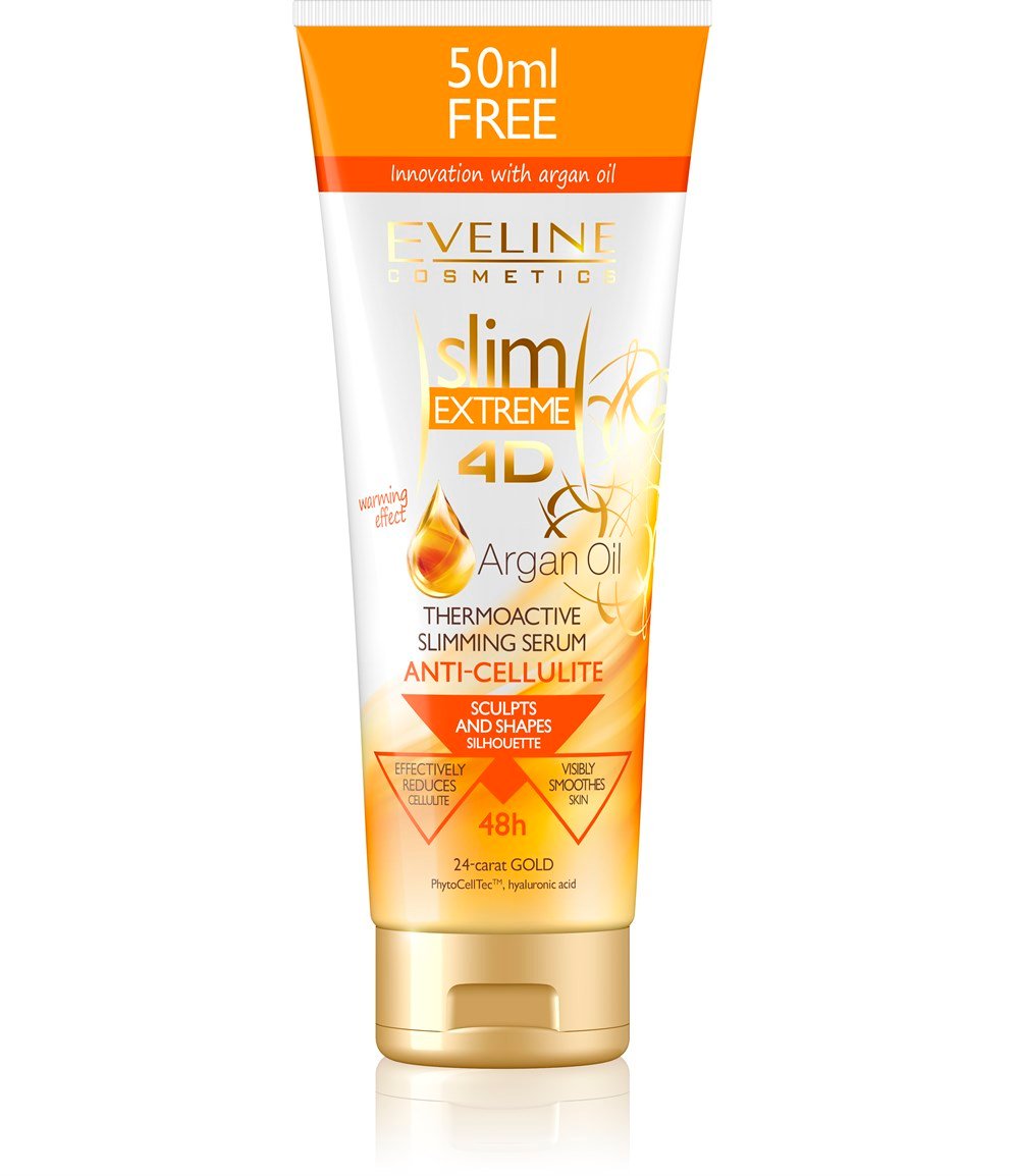 Eveline Slim Extreme 4D Argan Yağı Termo Zayıflama Selülit Serumu 250ml