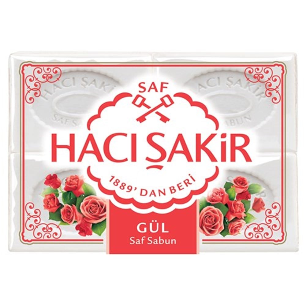 HACI ŞAKİR GÜL 4'LÜ SAF SABUN