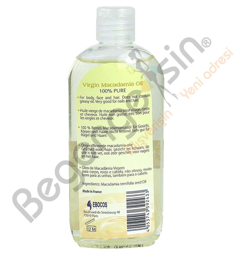 MORİMAX %100 SAF MACADAMİA(AVUSTRALYA FINDIĞI) YAĞI 150ml