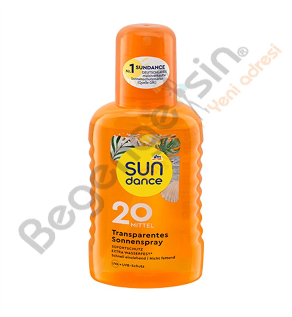 SUNDANCE Transparentes Şeffaf Sunspray SPF 20 200 ml