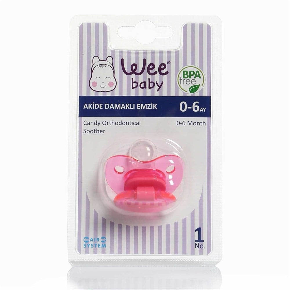 Wee baby Akide Damaklı Emzik 0-6ay