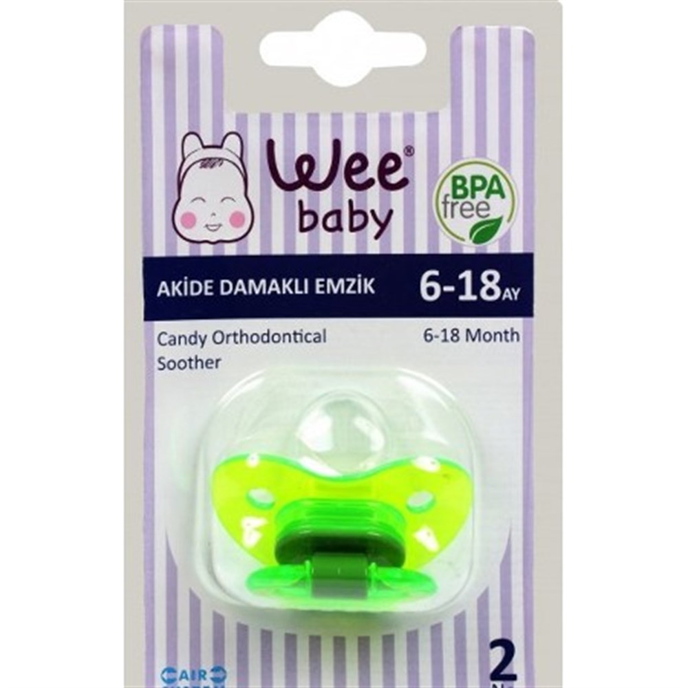 Wee Baby Akide Damaklı Emzik 6-18ay 