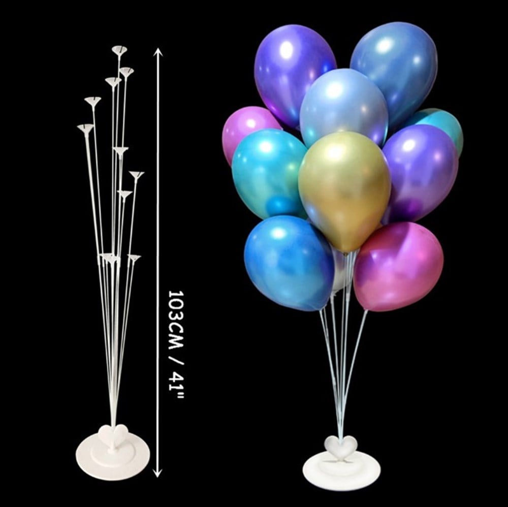 11 ÇUBUKLU KALPLİ BALON STANDI 