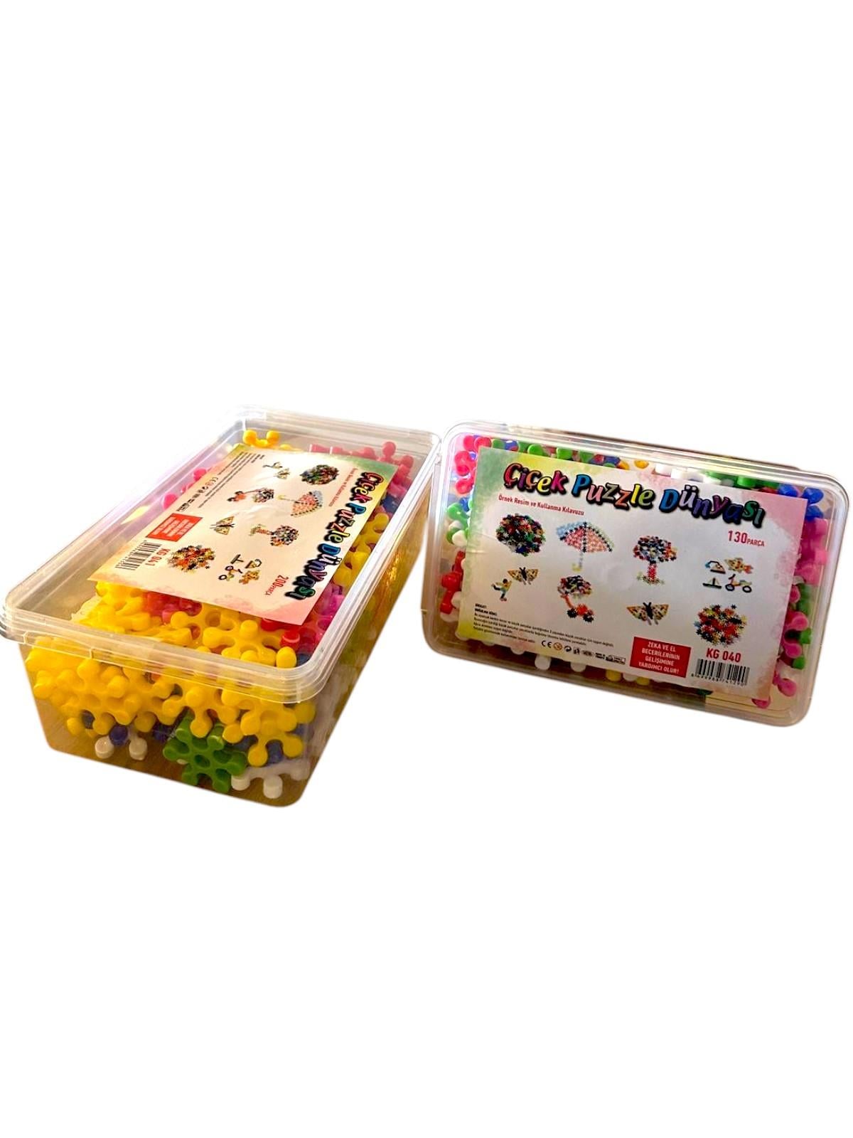 130'lü Mozaik Çiçek Puzzle