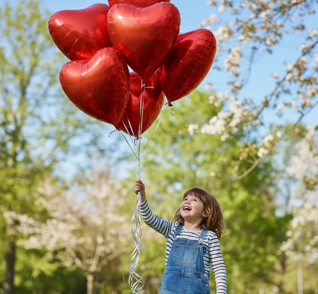 18 İnc Kırmız Kalp Folyo Balon