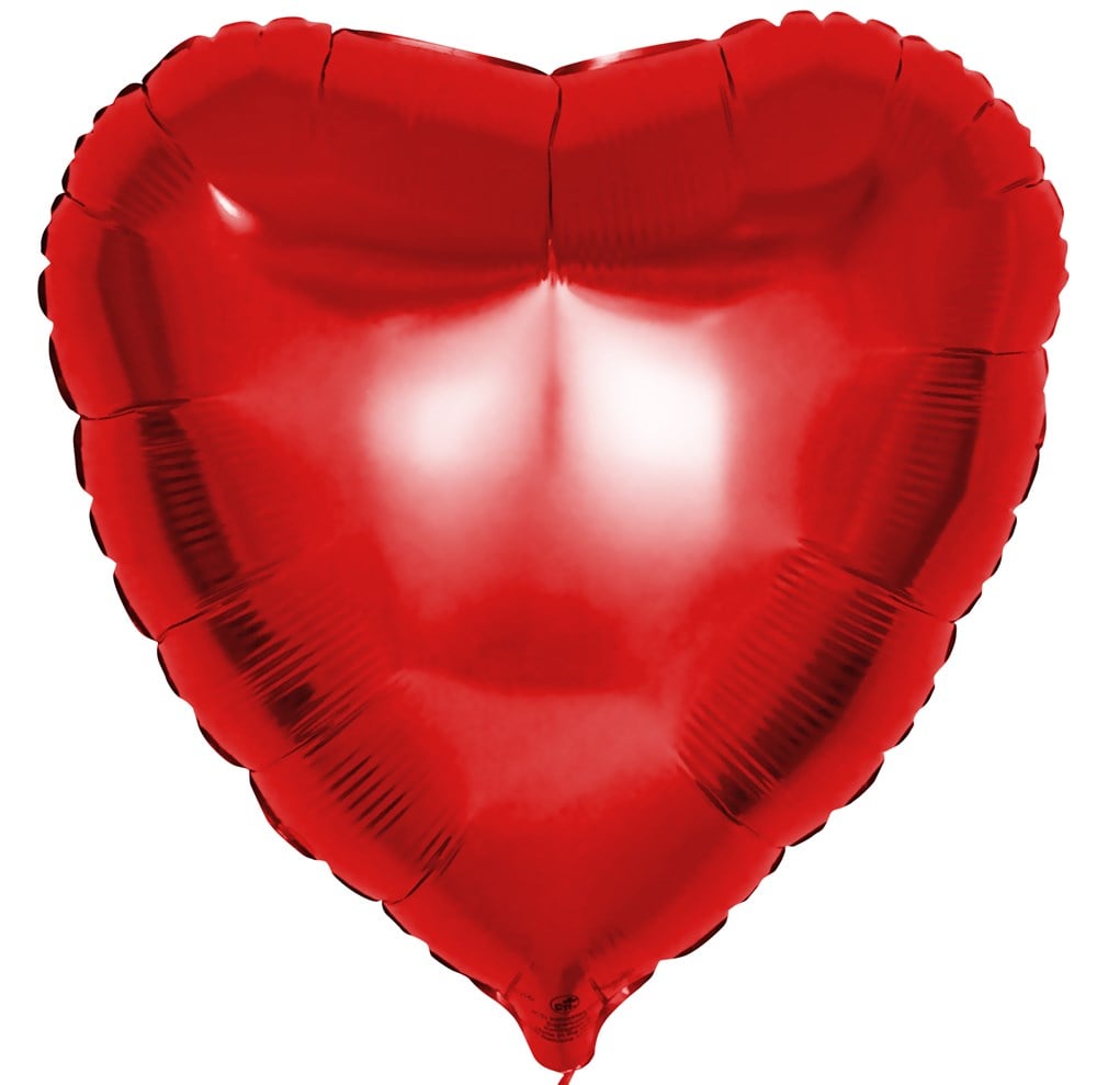 18 İNC KIRMIZ KALP FOLYO BALON