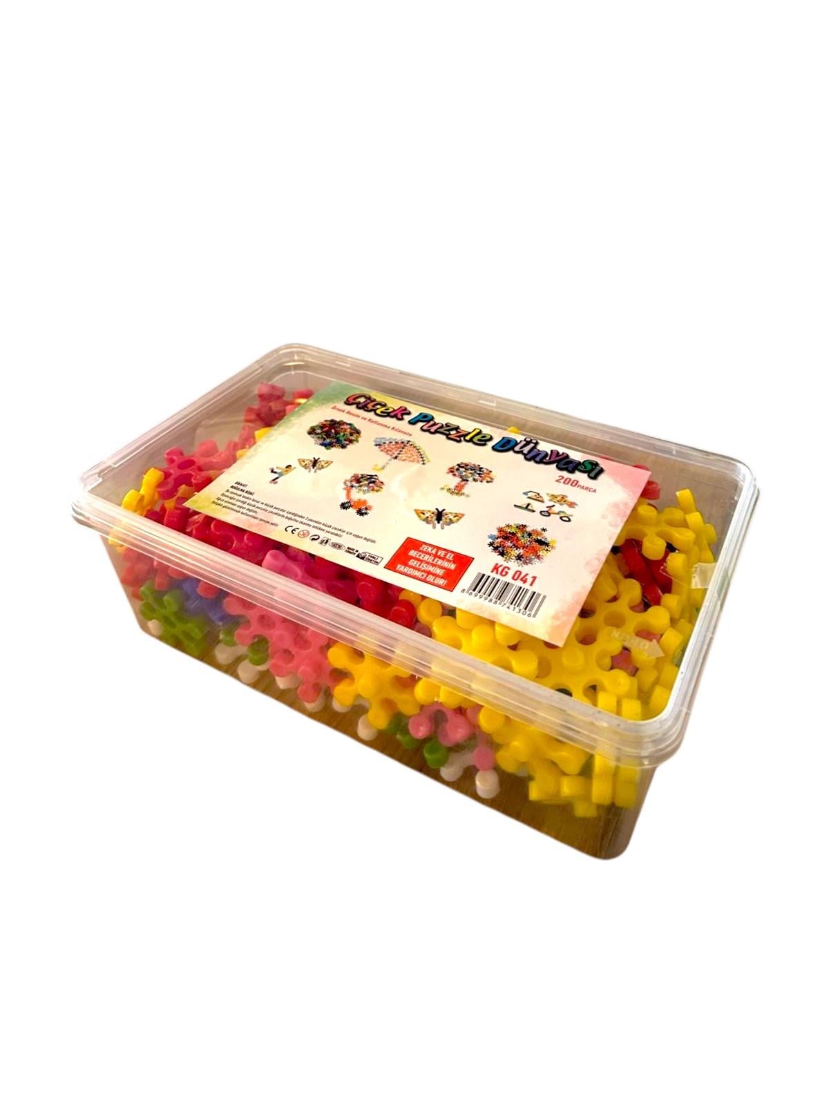 200'lü Mozaik Çiçek Puzzle