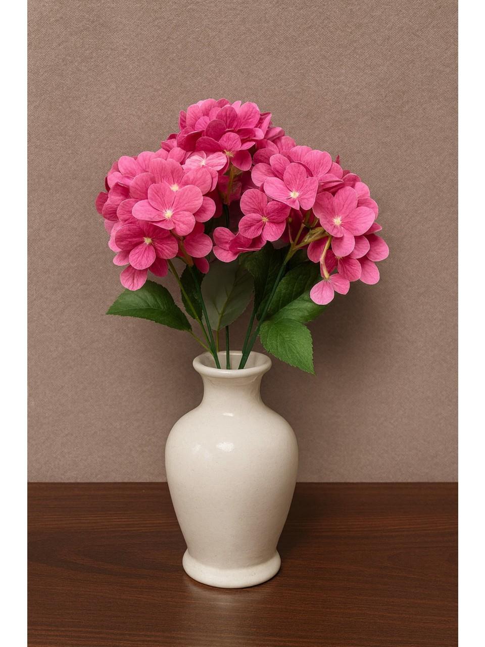 5 Dallı Yapay Ortanca Çiçek 