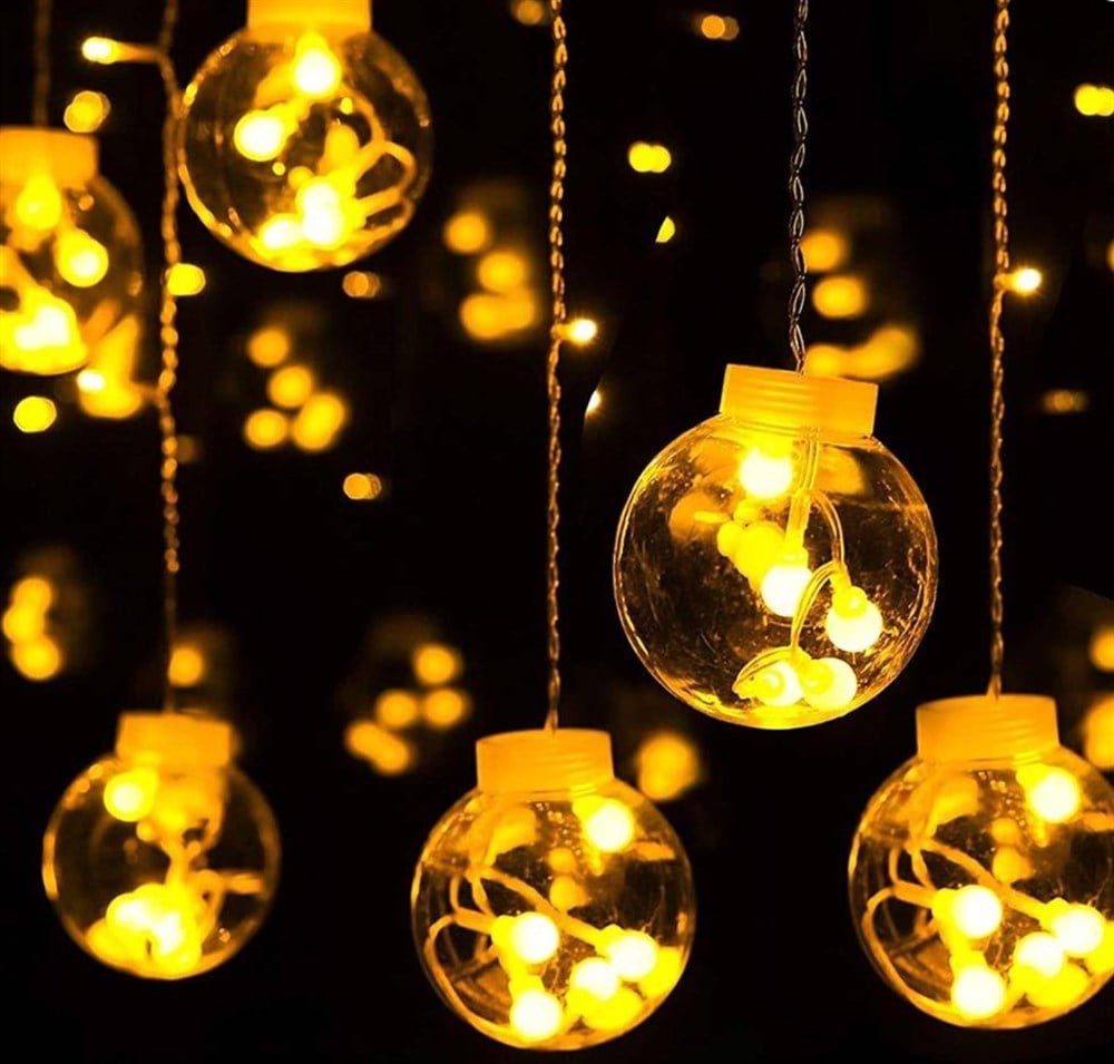 AMPUL TOP PERDE LED ANİMASYONLU FİŞLİ 