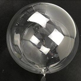 Bobo Şeffaf Balon 20 İnç Geniş ağızlı 