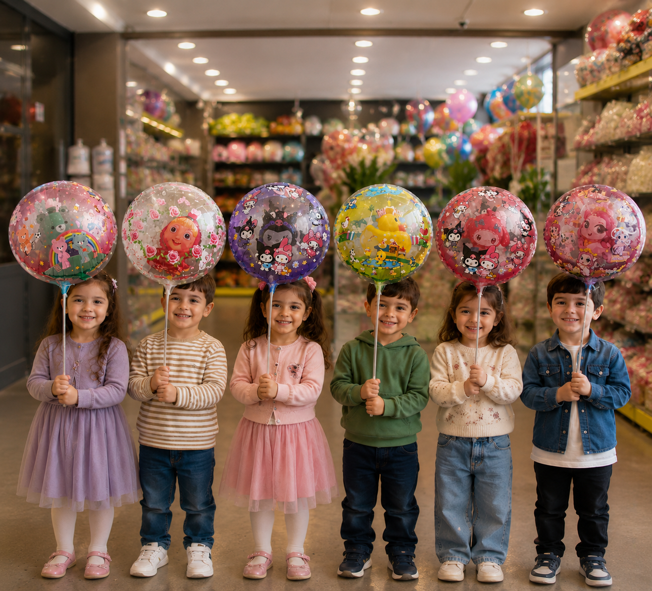 Çubuklu İç İçe Balon 