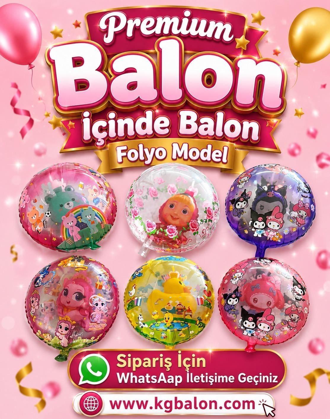 Çubuklu İç İçe Balon 