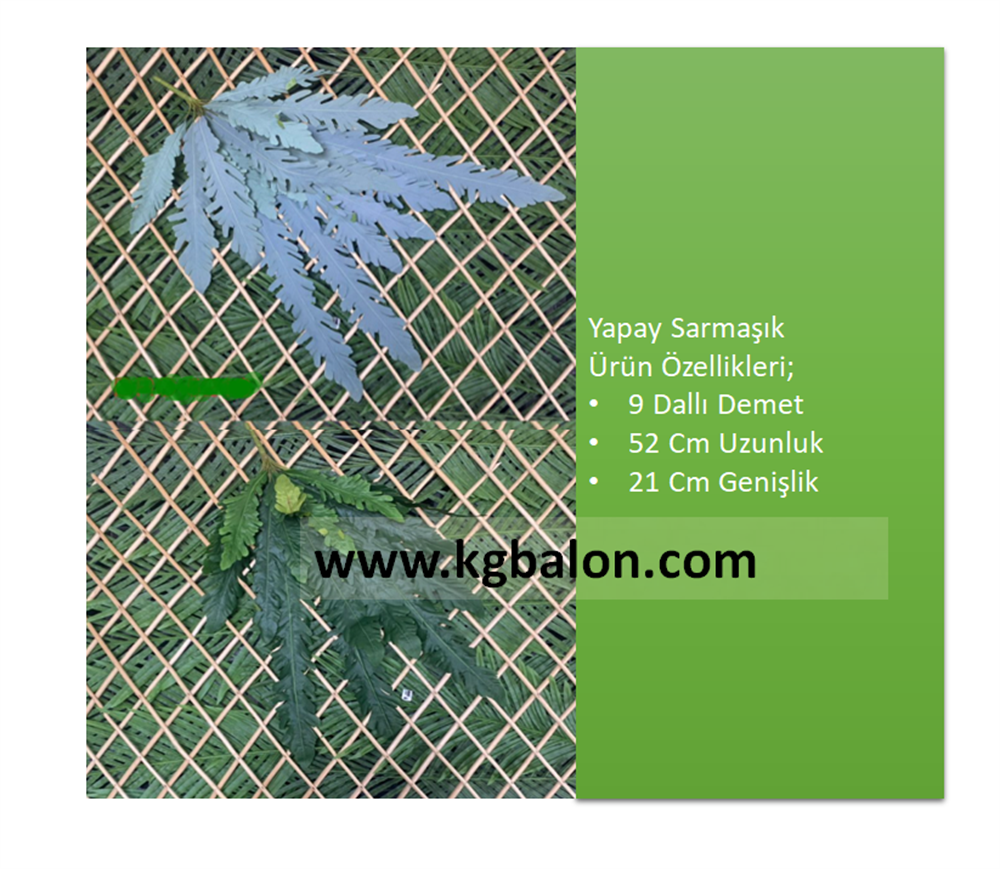 Dekoratif Yapay Sarmaşık