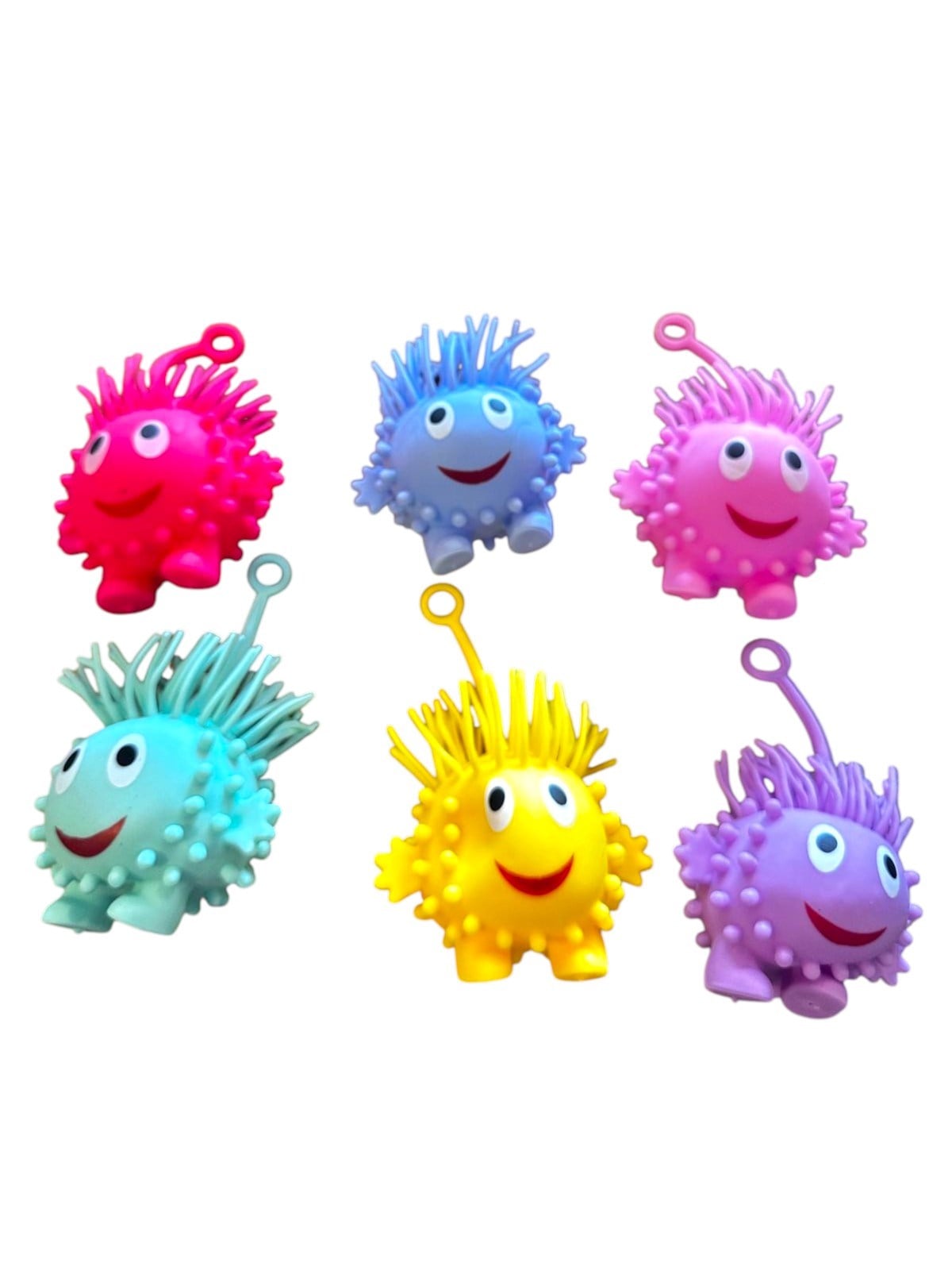 Emojili Işıklı İpli Kirpi Top