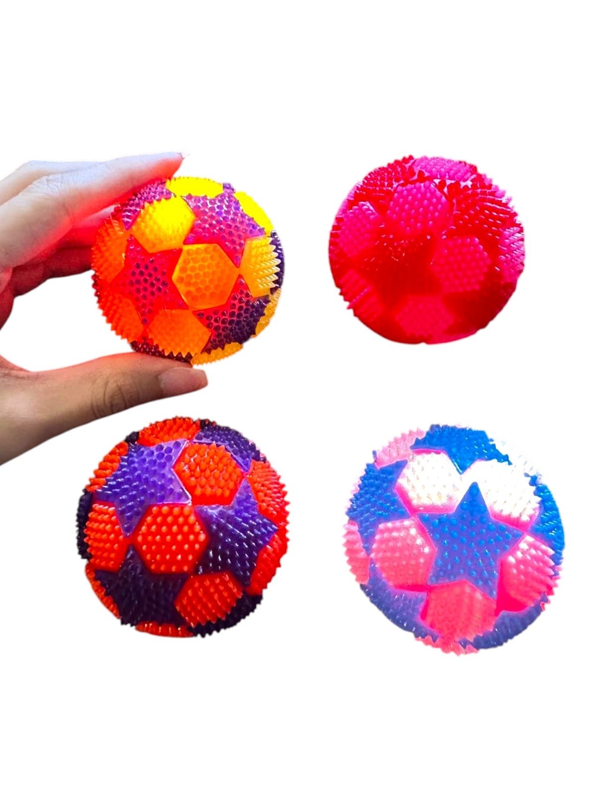 Futbol Kirpi Işıklı Top 
