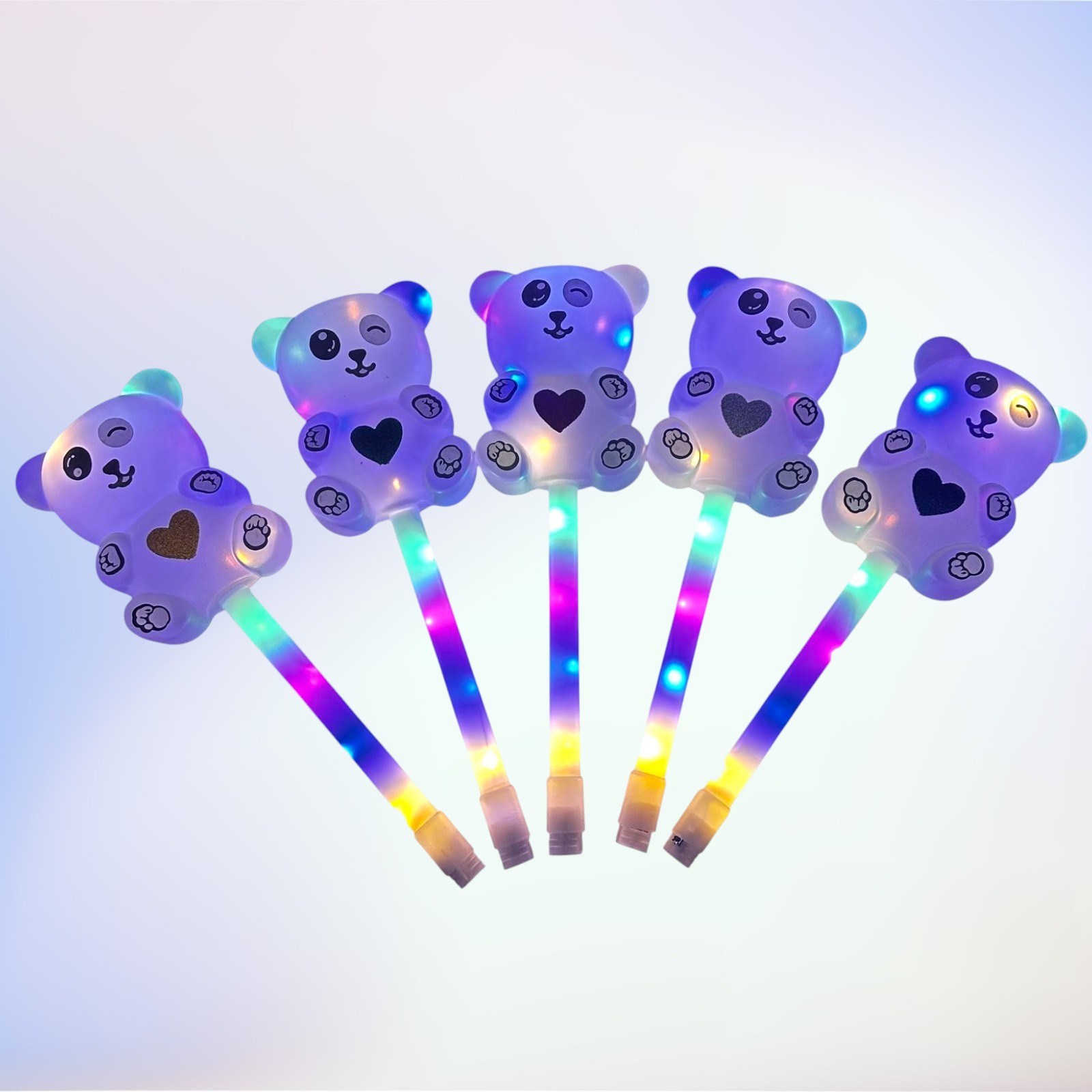Led Işıklı Büyük Boy Panda Pilli Oyuncak