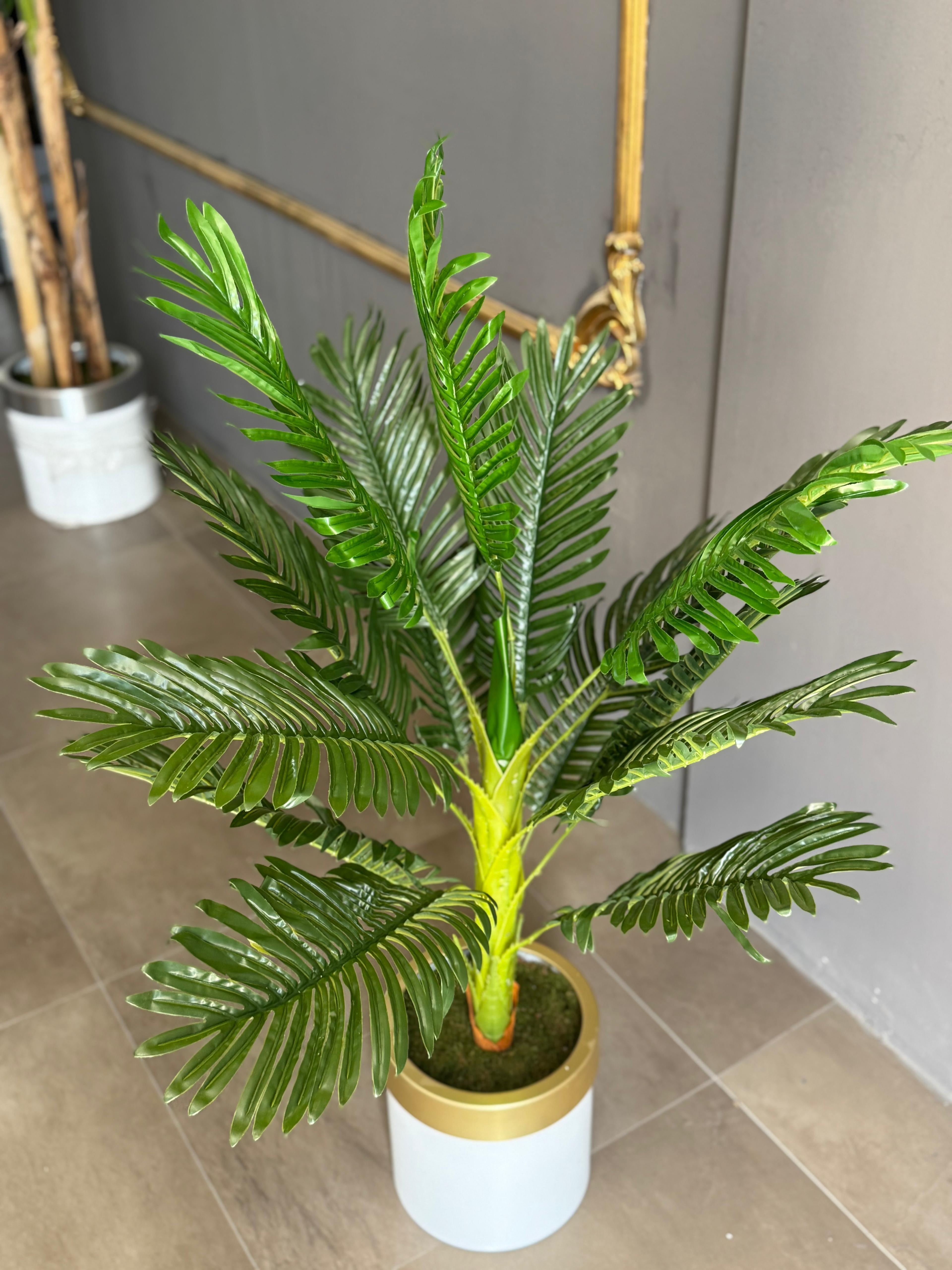 ledison 120 cm Yapay Areka Ağaç Salon Çiçeği Saksılı