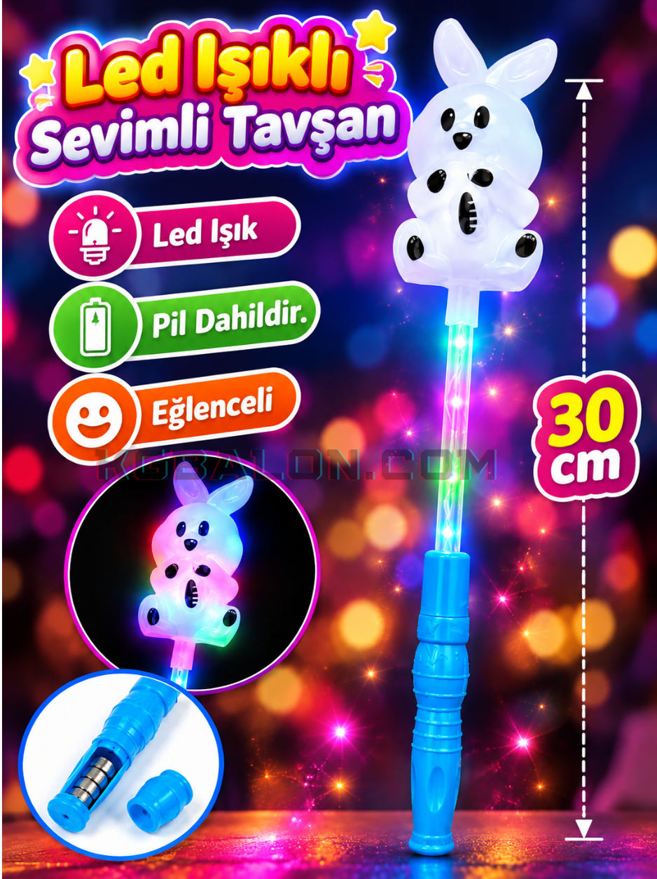 Ledli Tavşan Oyuncak 