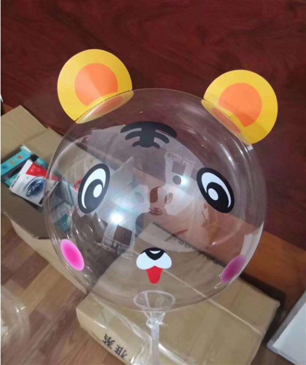 ŞEFFAF BALON STİCKER 100'LU