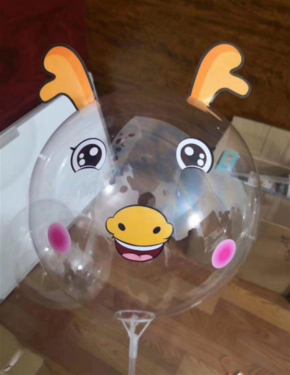 ŞEFFAF BALON STİCKER 100'LU