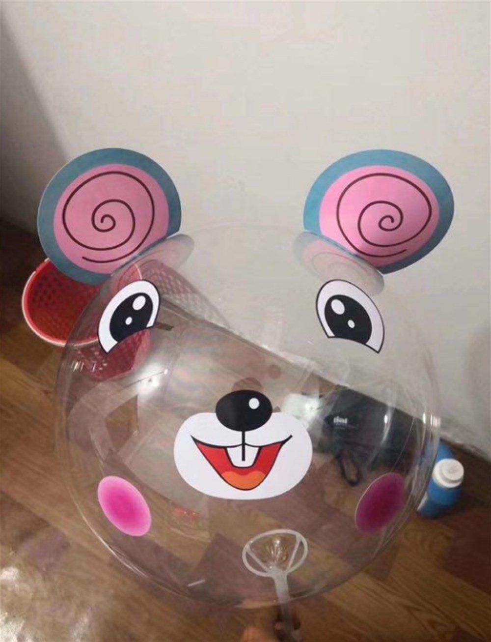 ŞEFFAF BALON STİCKER 100'LU