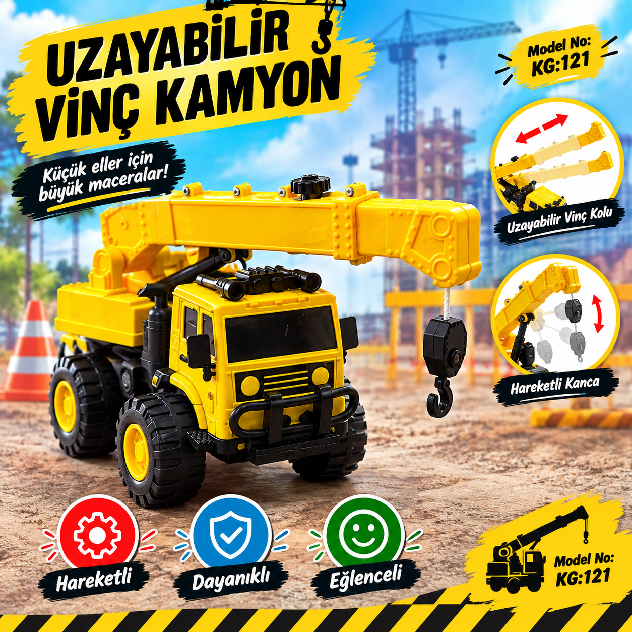 Uzayabilir Vinç Kamyon 