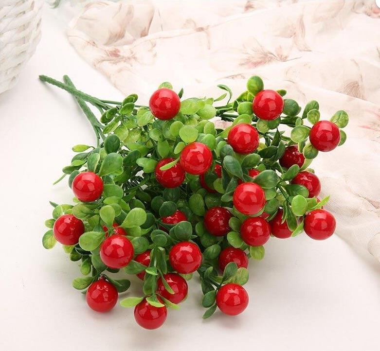 Yapay Çiçek Kiraz Demeti Yapay Meyve Demeti