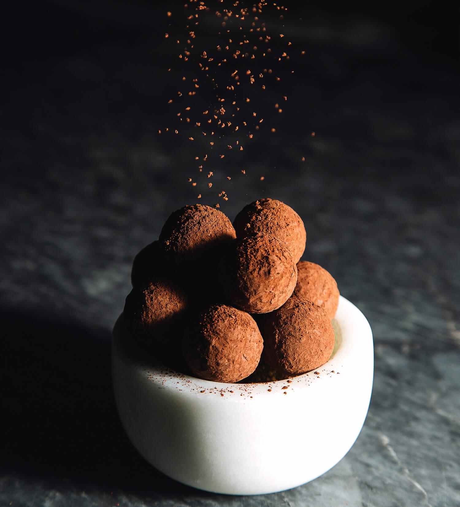 Kakao Kaplı Kahveli Trüf Çikolata (100 gr)