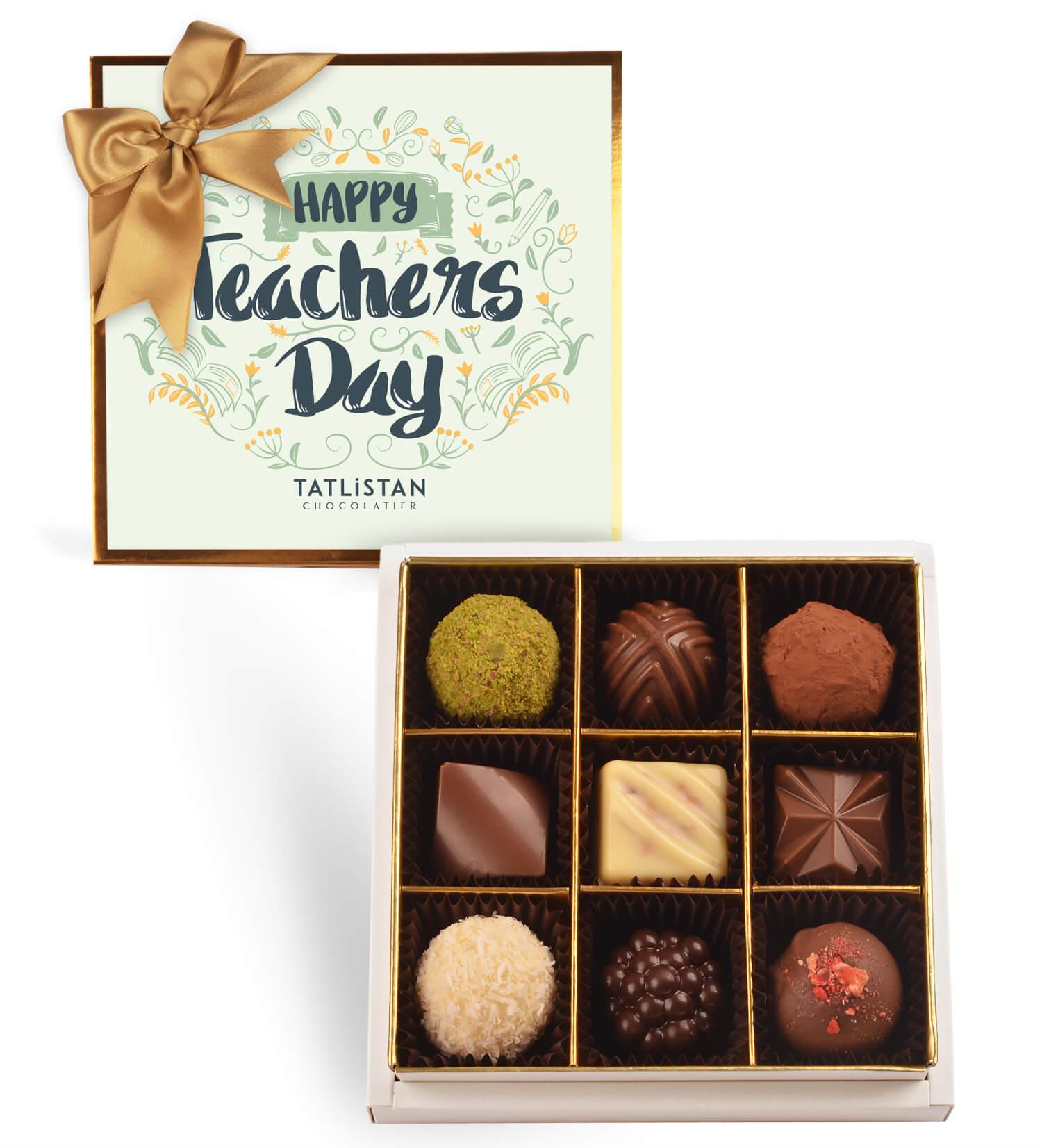 Öğretmenler Gününe Özel | 9 Çeşitli Artisan Çikolata 9'lu