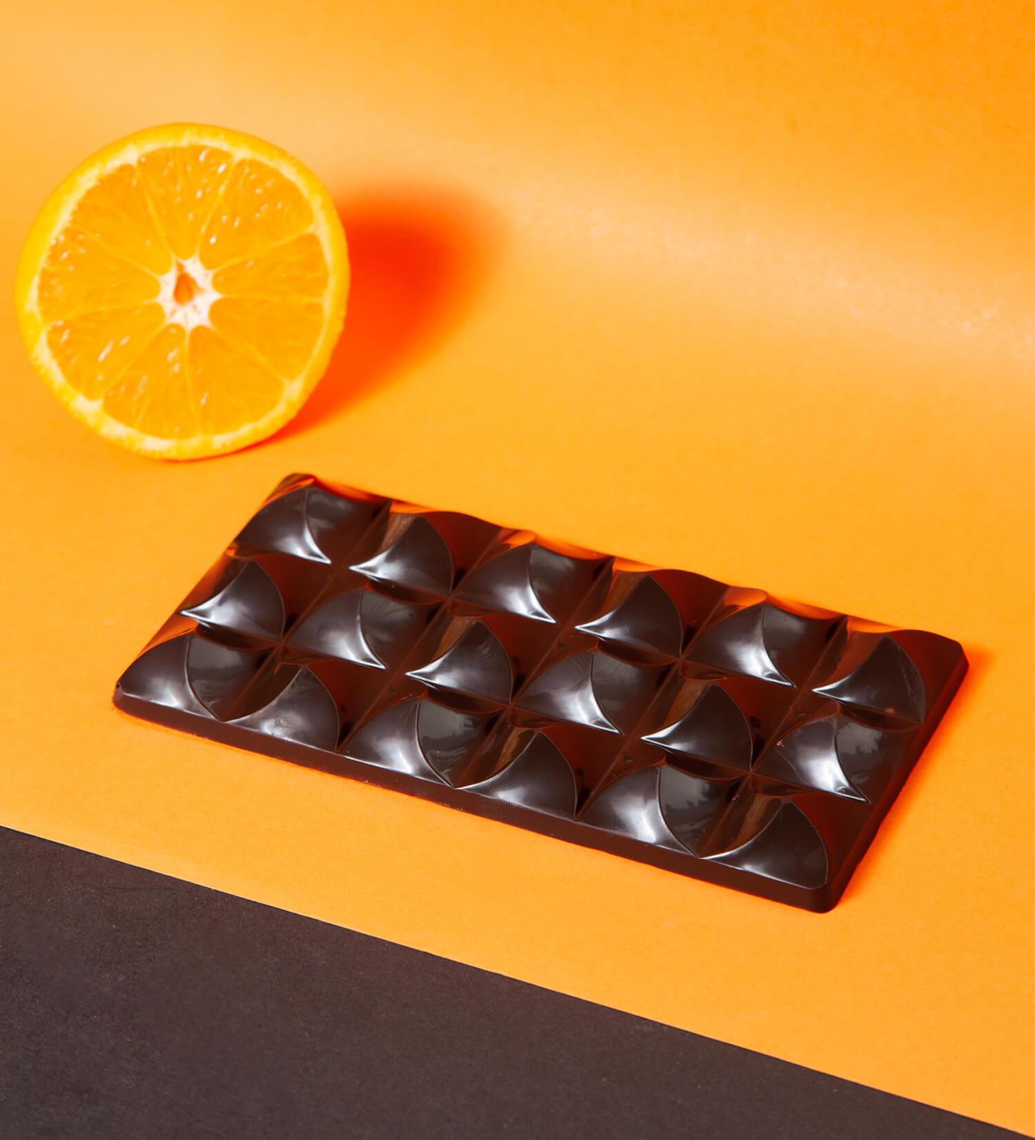 Portakallı Bitter Tablet Çikolata