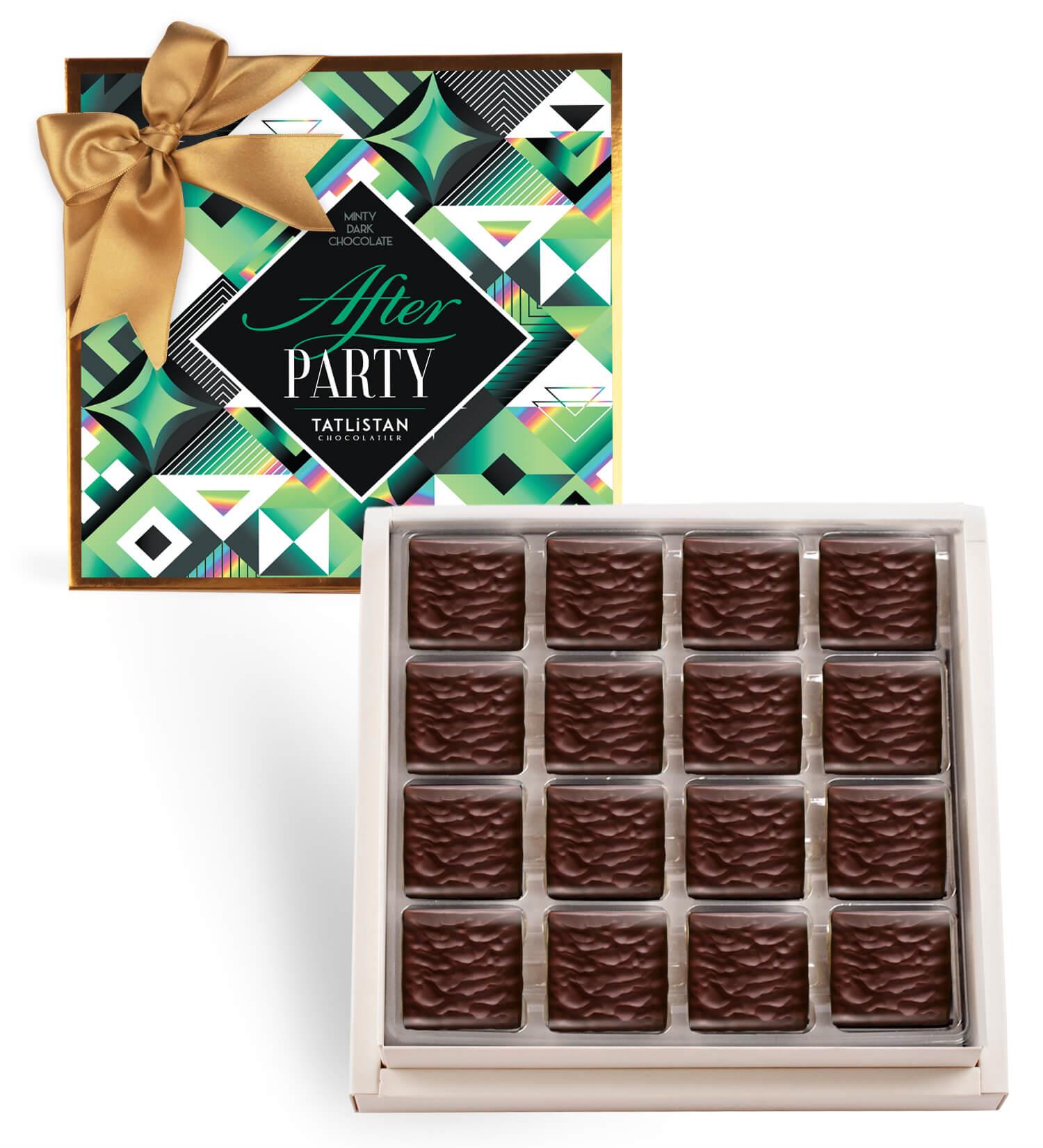 After Party - Naneli Fondan Dolgulu Bitter Çikolata 48'li (400gr.)