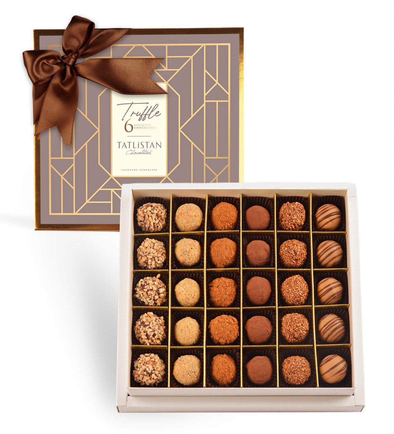 6 Çeşitli Trüf Çikolata 30'lu