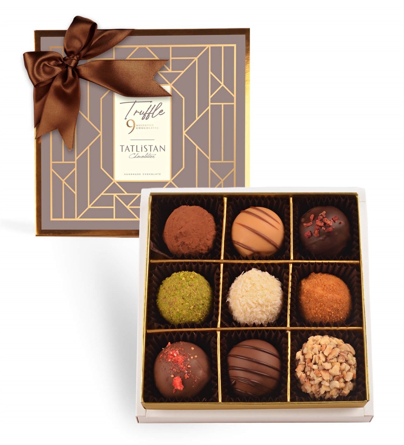9 Çeşitli Trüf Çikolata 9'lu