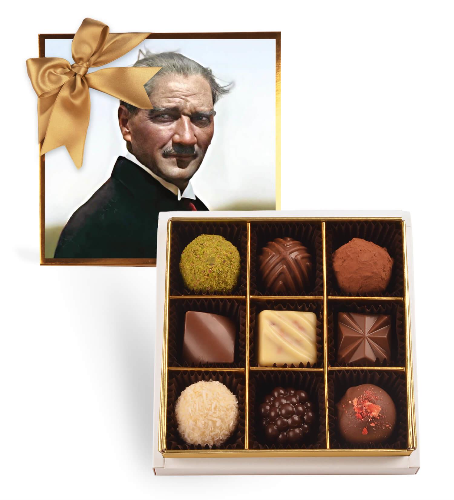 Ata Yakalı | 9 Çeşitli Artisan Çikolata 9'lu