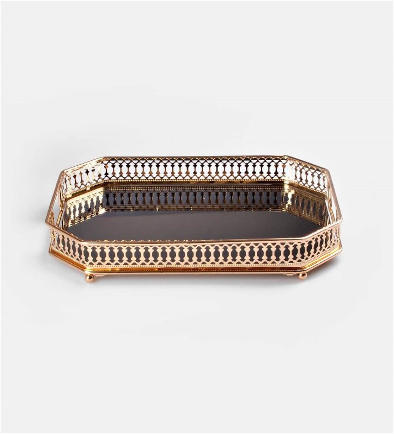 Altın Rengi Özel Seri Söz & Nişan Tepsisi