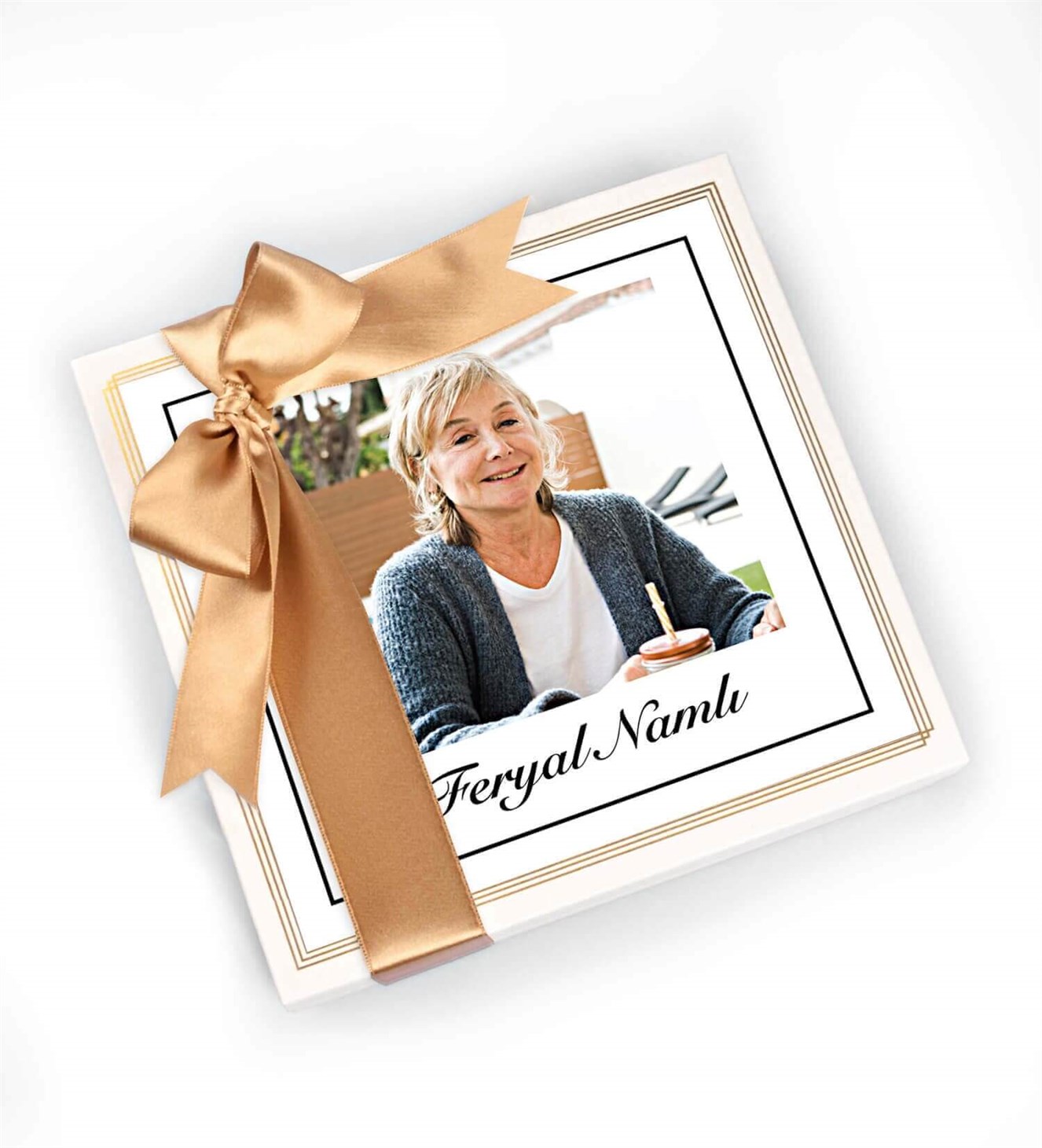 Anneler Gününe Özel İsimli ve Fotoğraflı Spesiyal Çikolata 9'lu