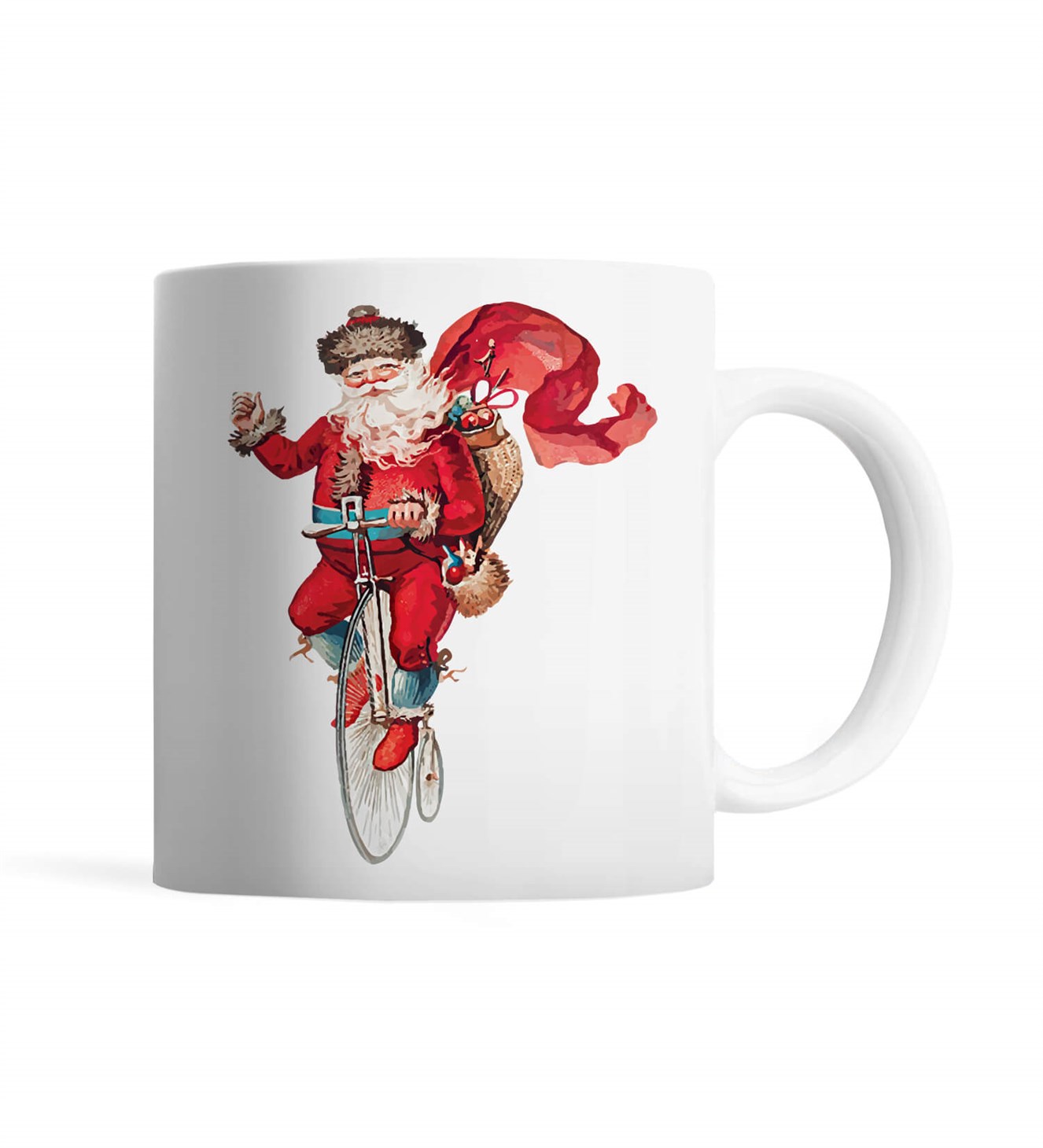 Bisikletli Noel Baba Kupa Bardak