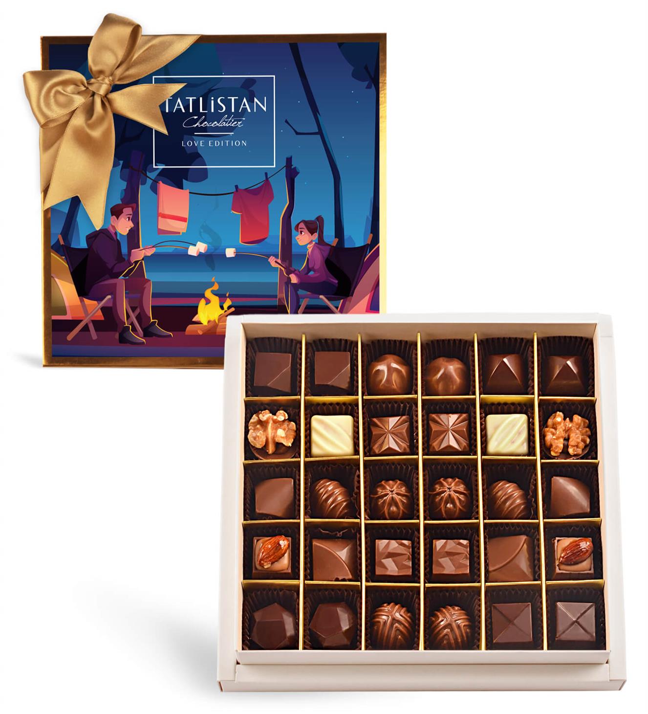 Camping Love | 15 Çeşitli Artisan Çikolata 30'lu