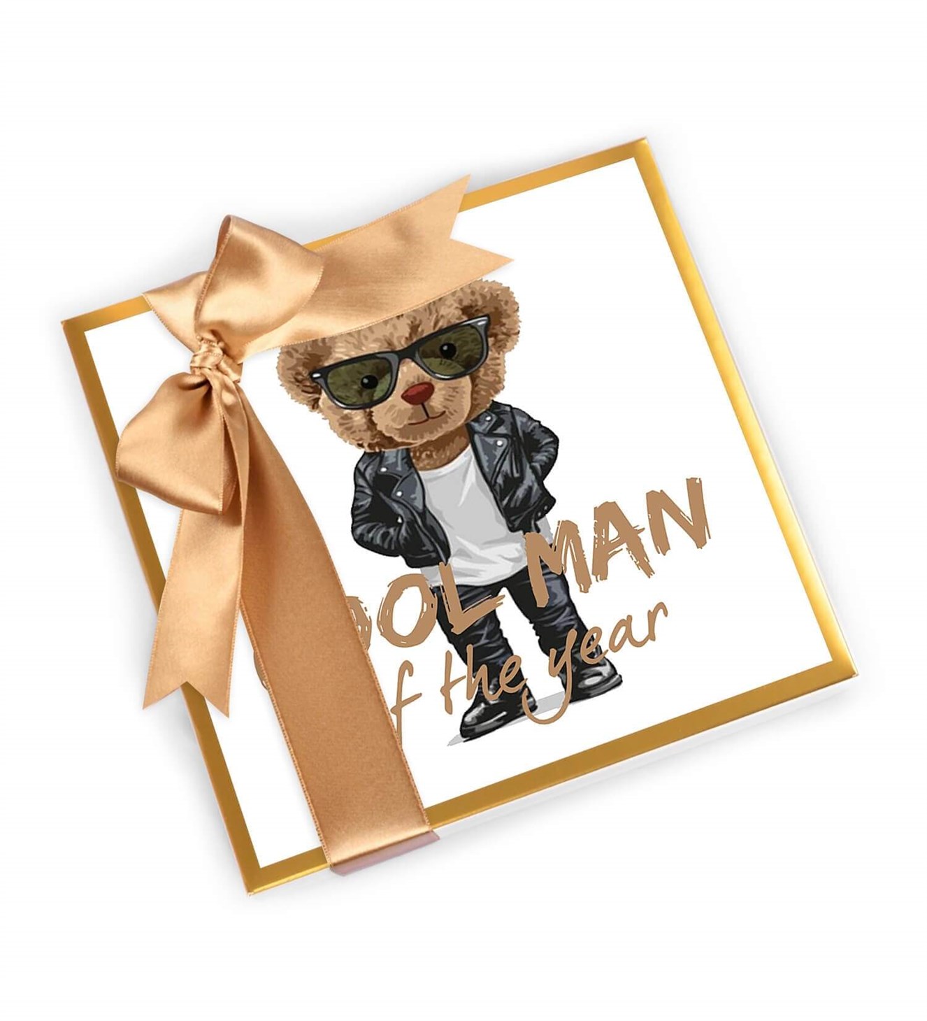 Cool Man Deri Ceketli Teddy Spesiyal Çikolata 9'lu