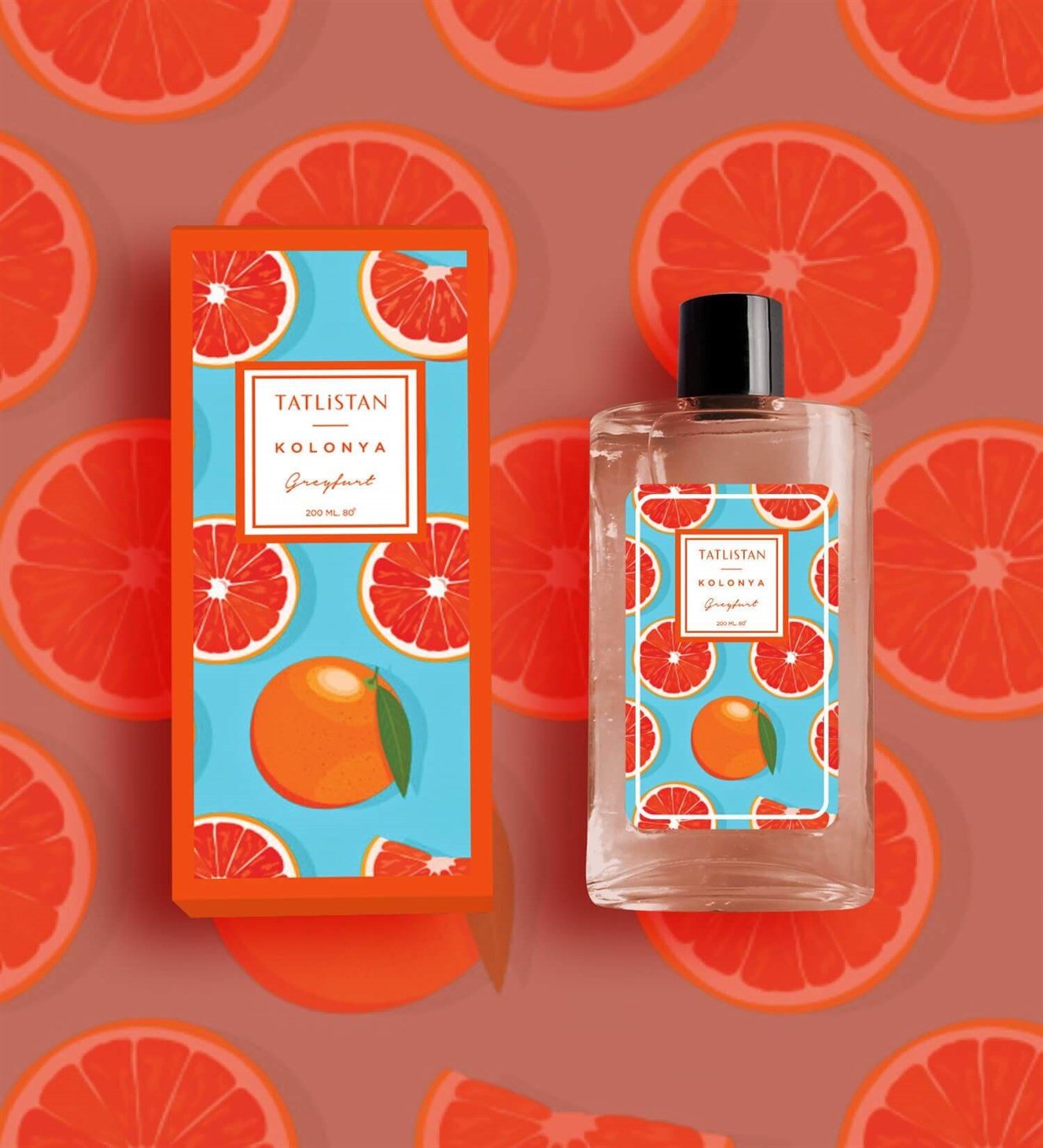 Greyfurt Kolonyası Cam Şişe 200 ml