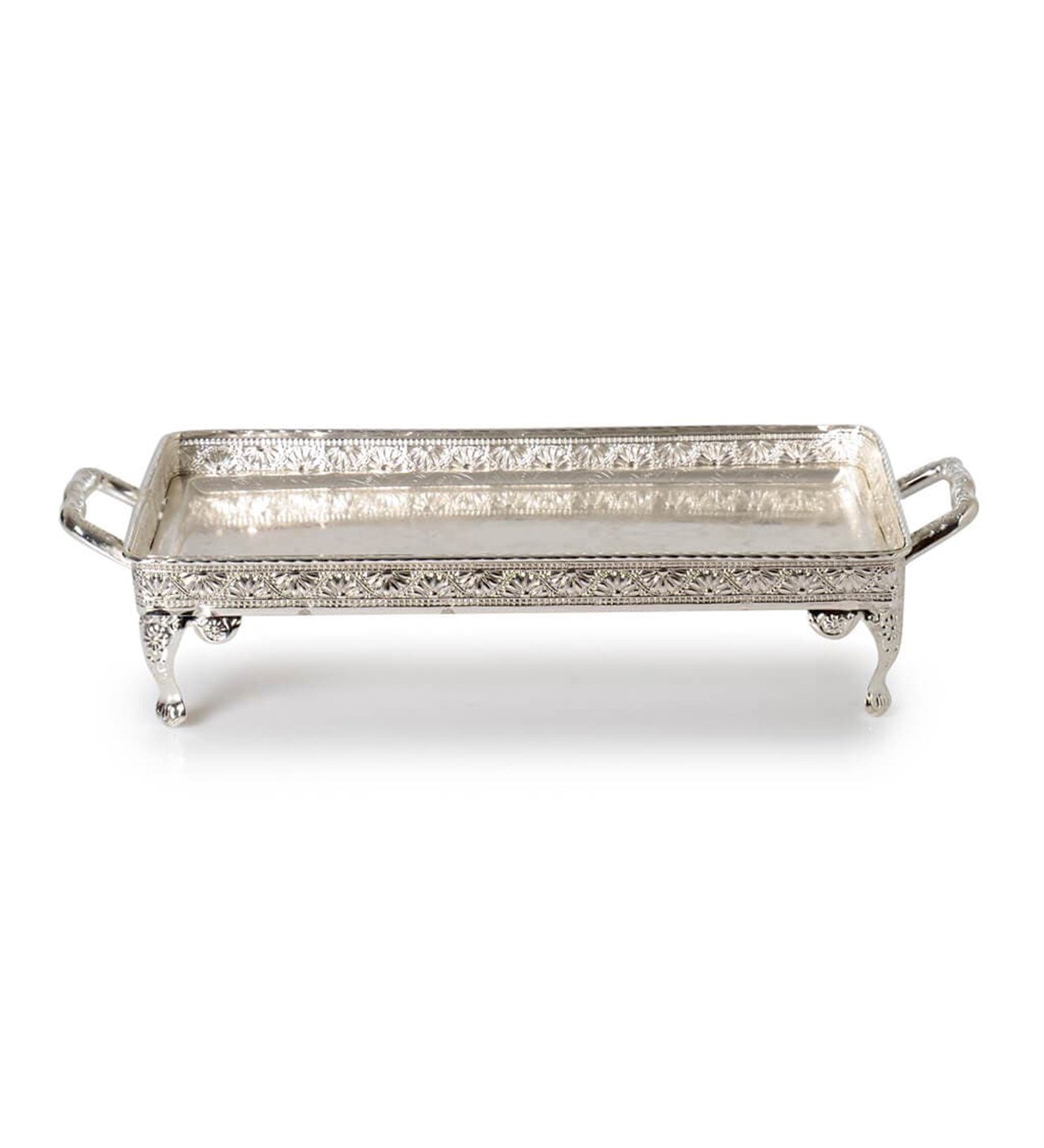 Gümüş Ayaklı Tepsi Söz & Nişan Tepsisi